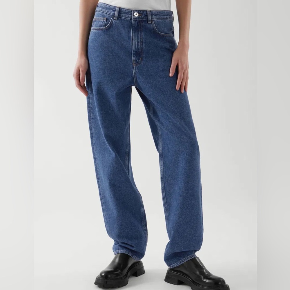 COS Tapered-Leg High-Rise Full-Length Jeans